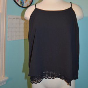 BLACK  CANDIE'S TANK TOP - LARGE